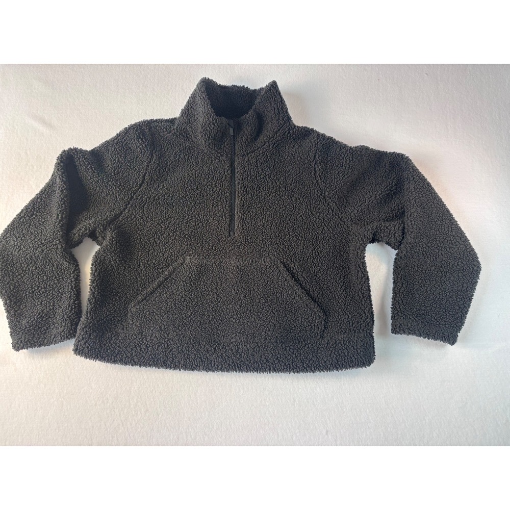 All In Motion Womens Cozy 2 Zip Sherpa‎ Pullover Black XL Quarter Zip Fleece - Picture 3 of 9